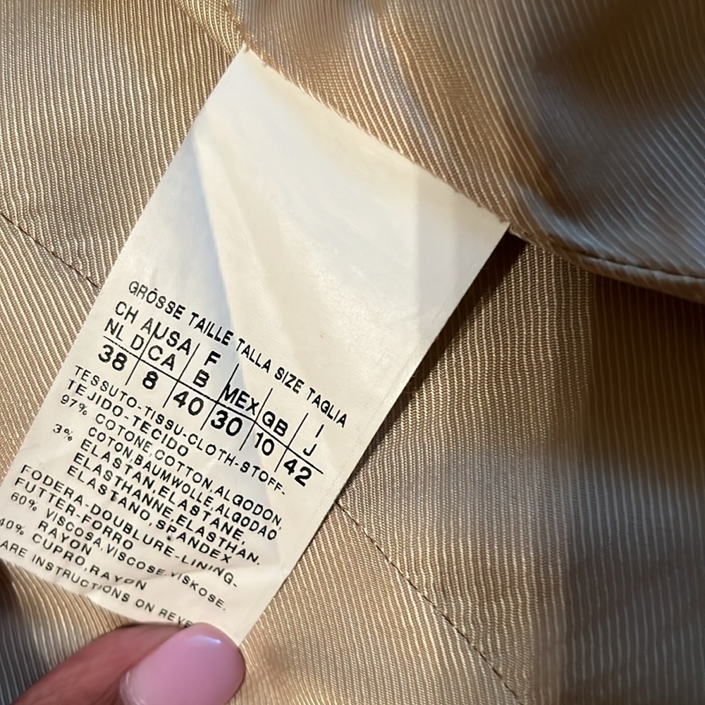 Tan Smart Lightweight Jacket. Single Button, Pock… - image 3